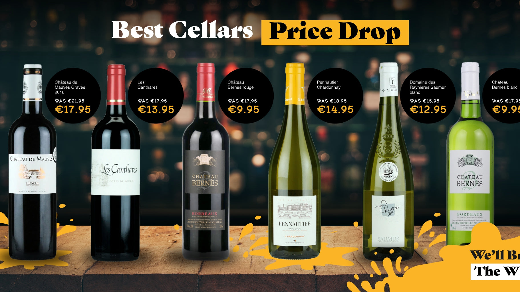 BEST CELLARS, PRICE DROP!